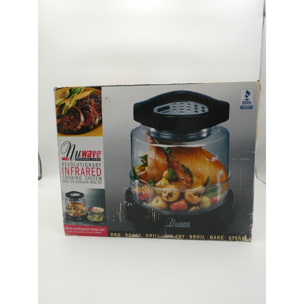New Nuwave Pro Digital Infrared Cooking System Oven + Extender Ring New